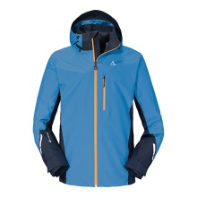 Schöffel Trekking-Wanderjacke Kreuzjoch Gore-Tex (wind- und wasserdicht) hellblau Herren